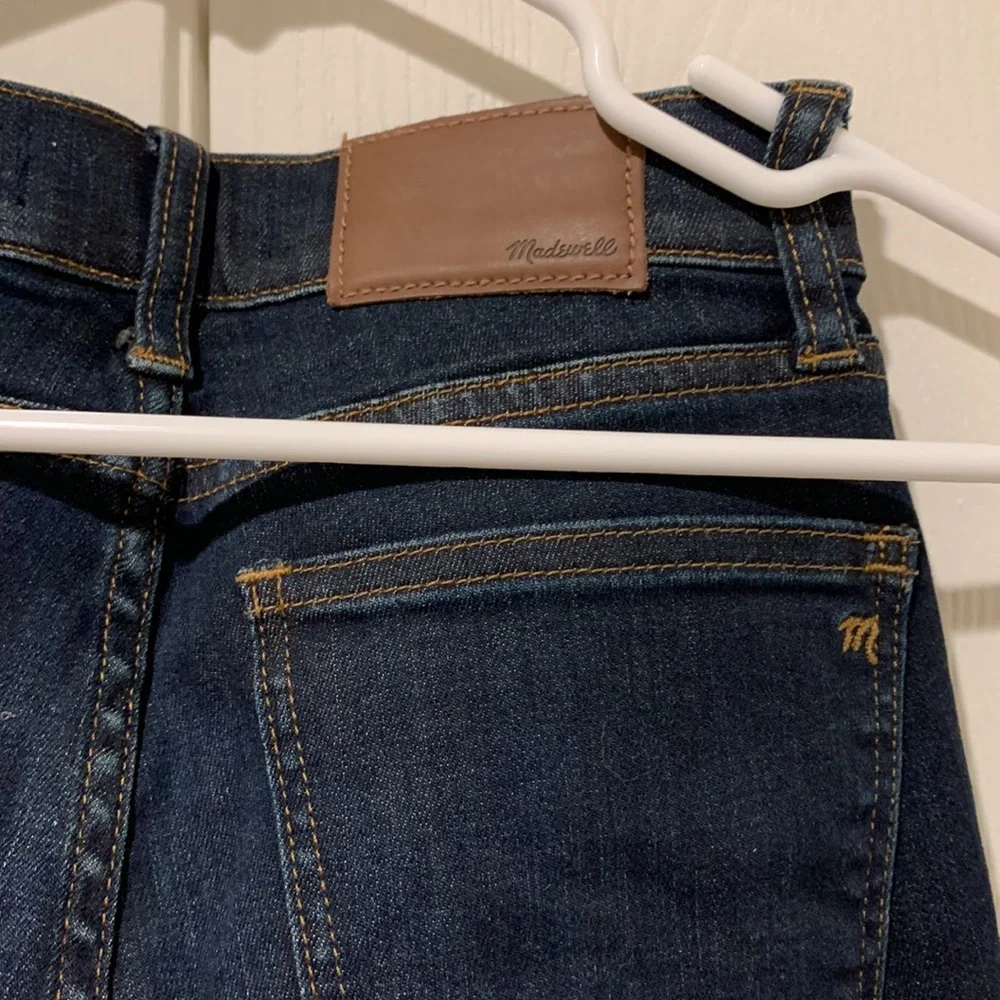 Skinny Skinny Madewell Jeans Dark Denim 5 pocket Jeans Excellent Condition Sz 24 - Picture 7 of 8